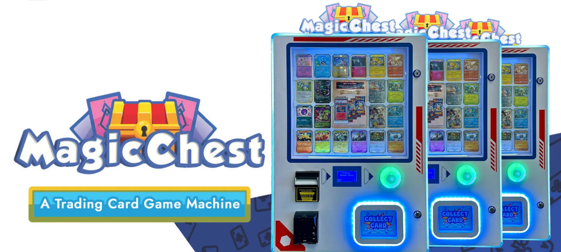 Magic Chest trading card vending machine